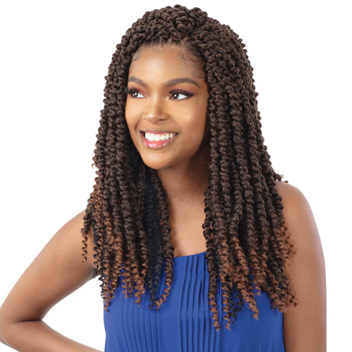 Freetress Pre-Looped Crochet Braids - 3X LARGE PASSION TWIST 14" - Image 3