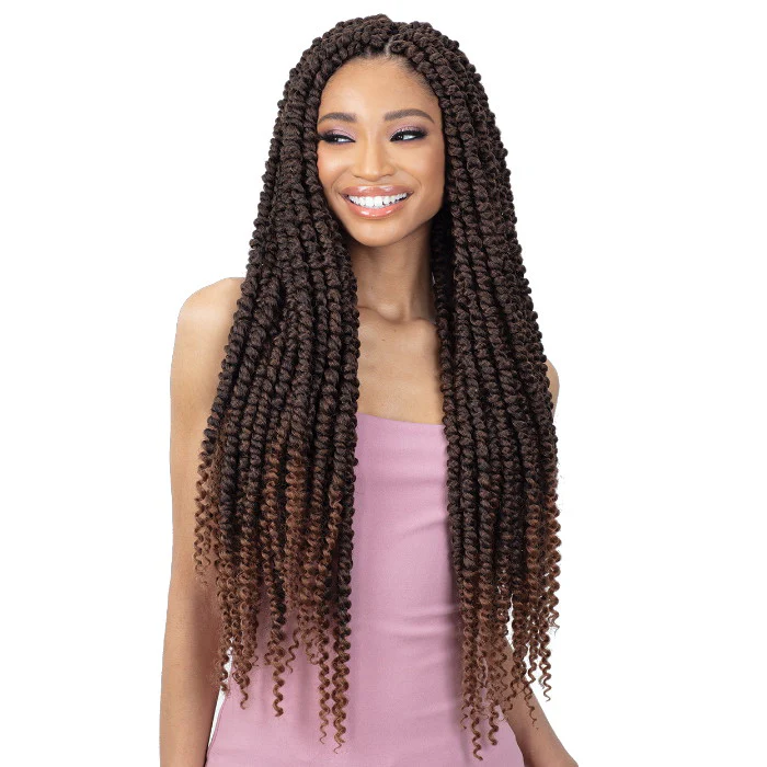 Freetress Pre-Looped Crochet Braids - 3X LARGE PASSION TWIST 24" - Image 4