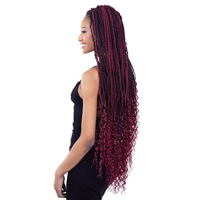Freetress Pre-Looped Crochet Braids - HIPPIE BRAID 30" - Image 2