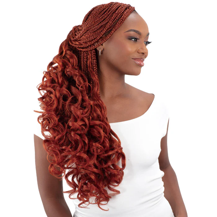 Freetress Pre-Stretched Crochet Braid - 4X FRENCH CURL BRAID 18" - Image 2