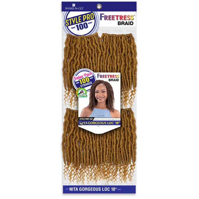 Freetress Style Pro 100 Pre-Looped Crochet Braid - NITA GORGEOUS LOC 10" - Image 3