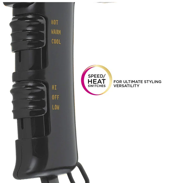 Gold N Hot 1875 Watt Euro Dryer with Gold Barrel - Image 3