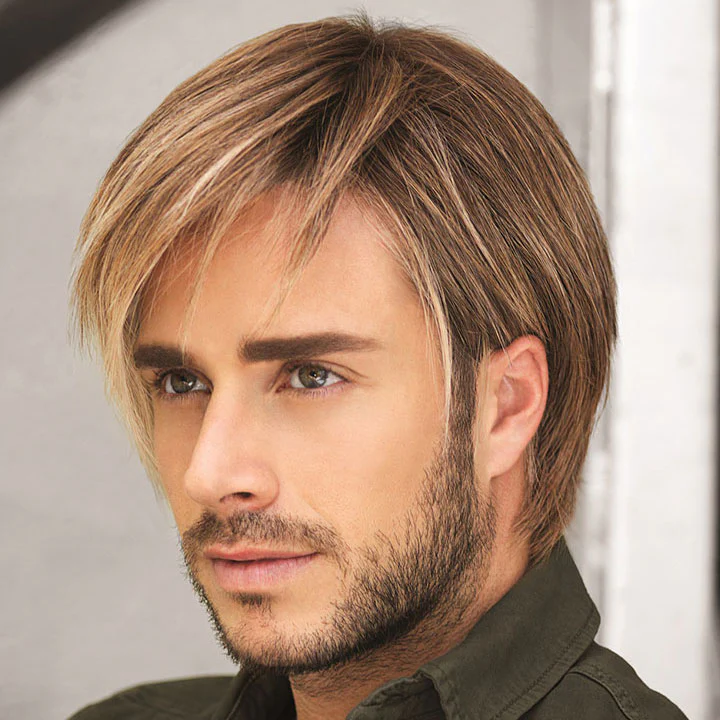 HIM Men's Collection Hand-Tied Lace Front Wig - CHISELED - Image 5