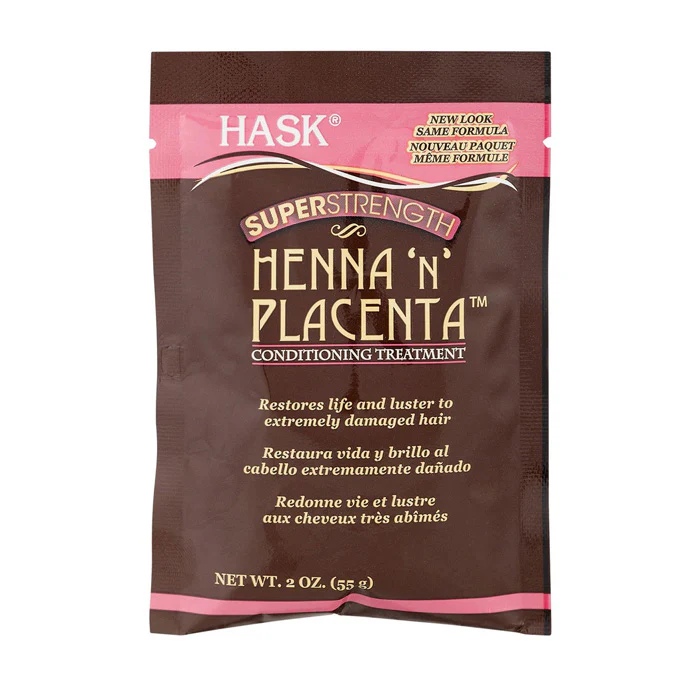 HNP Hask Henna 'N' Placenta Conditioning Treatment - SUPER STRENGTH 2 oz - Image 2