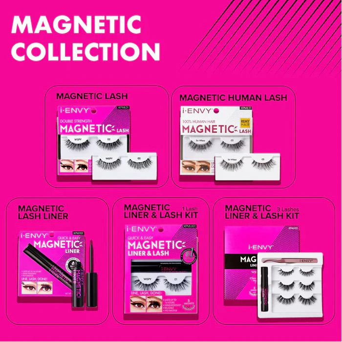 i-ENVY by Kiss 100% Human Hair Magnetic Lashes - So Wispy 03 - Image 4