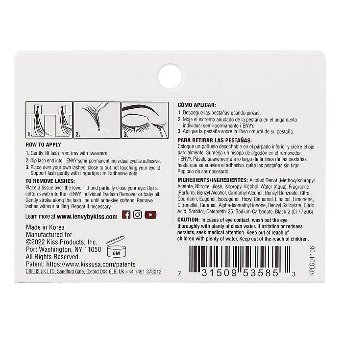 i-Envy Premium Individual Lash Glue Waterproof Adhesive Strong Hold - JET BLACK KPEG01 - Image 4