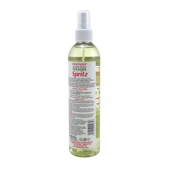 IC Fantasia Super Hold Polisher Spritz Hairspray 12oz - Image 2
