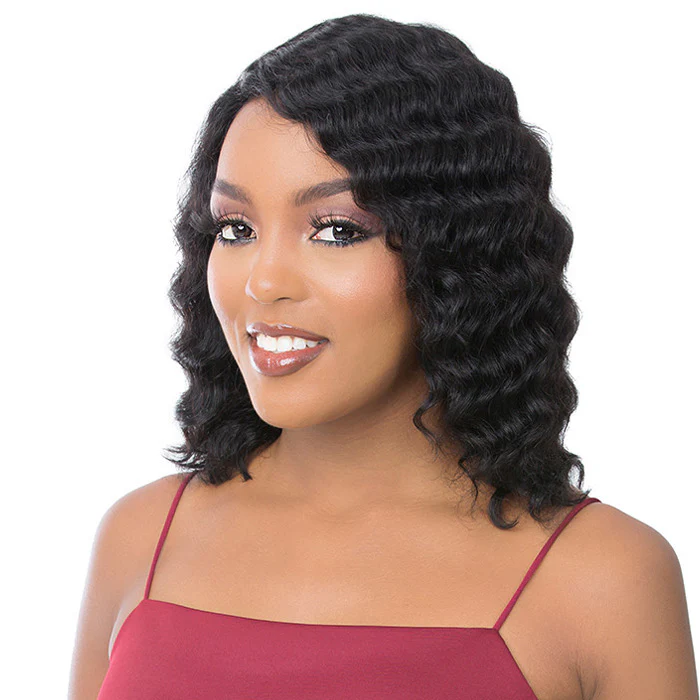 It's a Cap 100% Human Hair Skin Top T-PART Lace Wig - TITI - Image 2