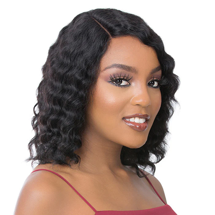 It's a Cap 100% Human Hair Skin Top T-PART Lace Wig - TITI - Image 3