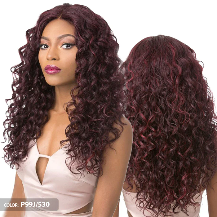 It's a Wig 360 All-Round 100% Human Hair Premium Mix Deep Lace Front Wig 360 LACE AGITA - Image 5