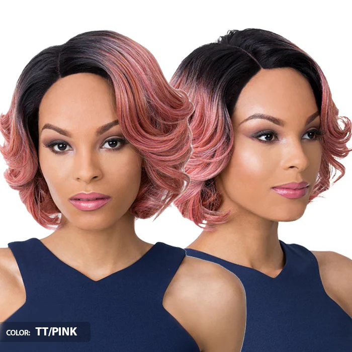 It's a Wig Synthetic Swiss Lace Front Wig - SWISS LACE ISSAC - Image 5