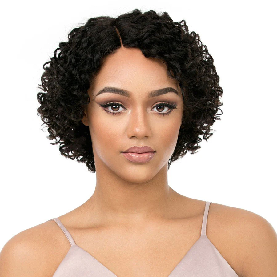 It's a Cap Weave 100% Human Hair Lace Part Wig HH SECRET