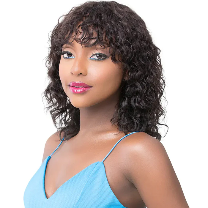 It's a Wig 100% Human Hair Wet & Wavy Full Wig - NATURAL DEEP WATER 14" - Image 2
