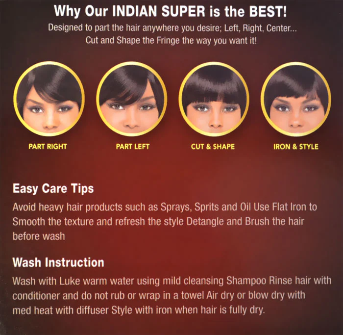 It's a Wig Indian Super Natural 100% Remi Human Hair Wig HH INDIAN REMI AVIA - Image 3