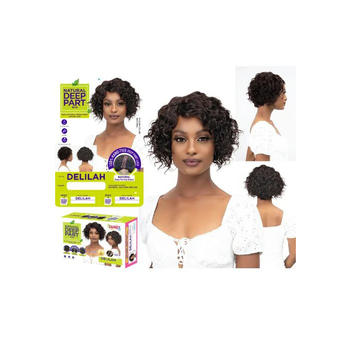 Janet Collection 100% Virgin Remy Human Hair Deep Part Lace Wig - DELILAH - Image 5