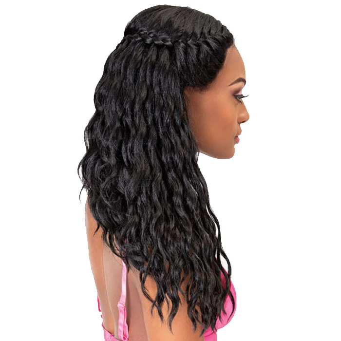 Janet Collection Braided Extended Part Swiss Lace Front Wig - LAYLA - Image 4