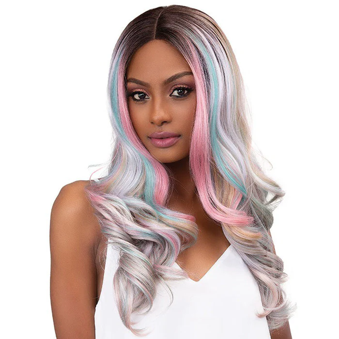 Janet Collection Color Me Deep Part Lace Wig - LOVELY - Image 3
