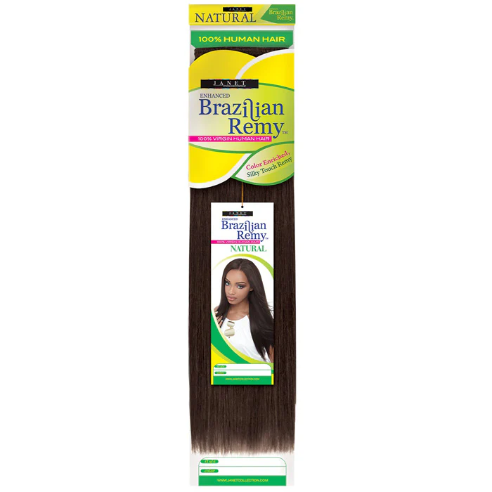 Janet Collection Enhanced 100% Brazilian Remy Virgin Human Hair Weave - YAKY 10-22" - Image 6