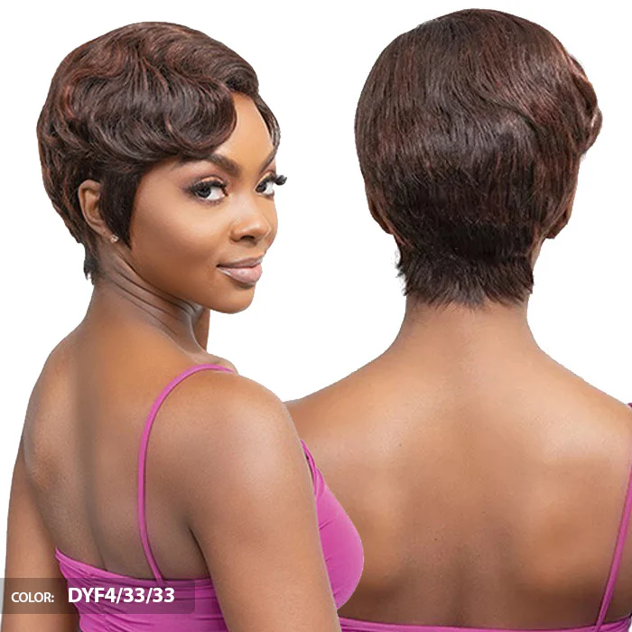 Janet Collection Lavish 100% Virgin Human Hair Deep Part Lace Front Wig - ALVA - Image 8
