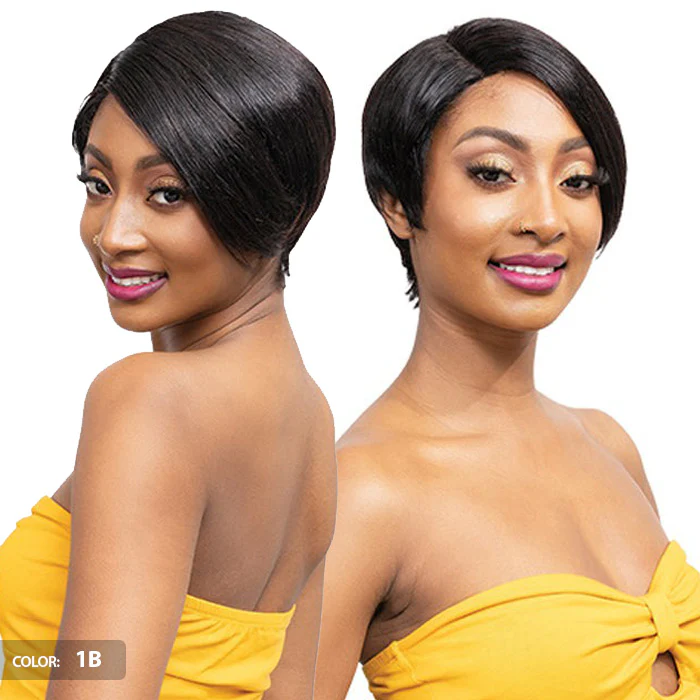 Janet Collection Lavish 100% Virgin Human Hair Deep Part Lace Front Wig - COHEN - Image 2
