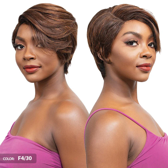 Janet Collection Lavish 100% Virgin Human Hair Deep Part Lace Front Wig - COHEN - Image 6