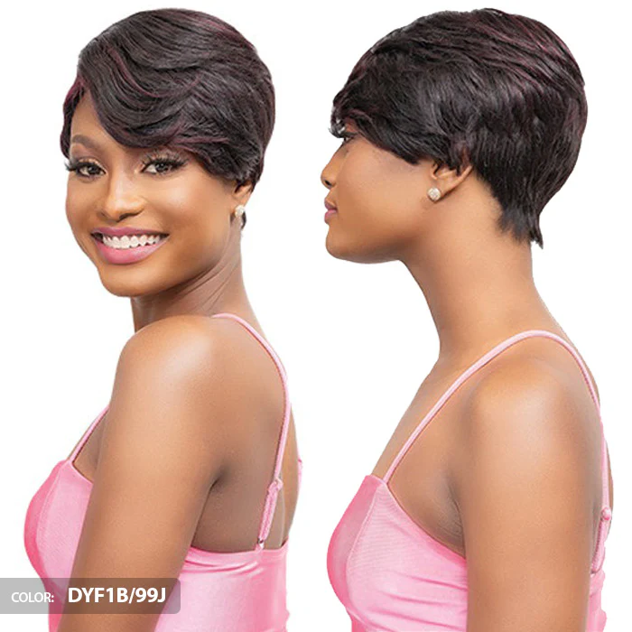 Janet Collection Lavish 100% Virgin Human Hair Deep Part Lace Front Wig - DAMARI - Image 4