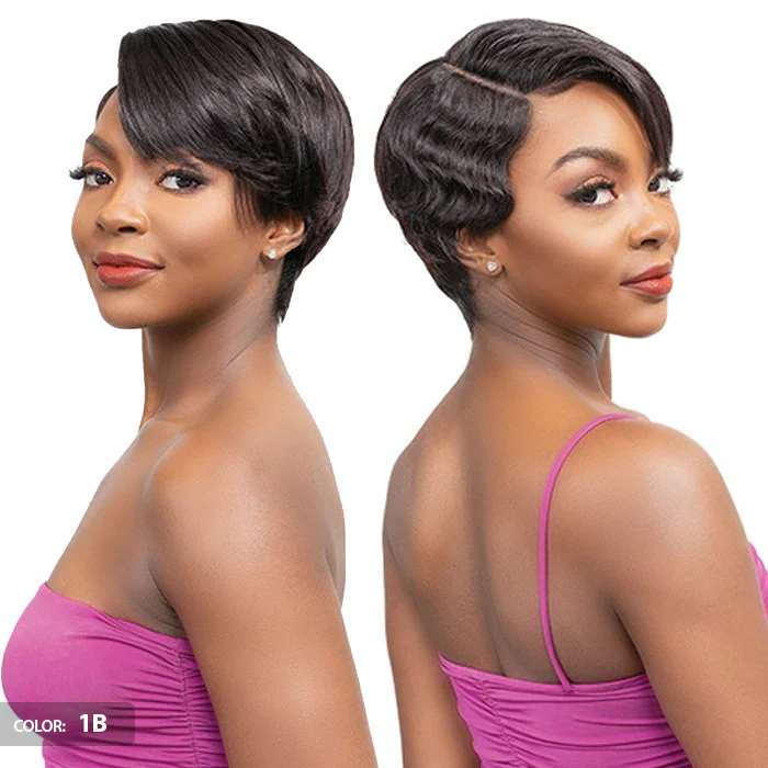 Janet Collection Lavish 100% Virgin Human Hair Deep Part Lace Front Wig - DAMARI - Image 5