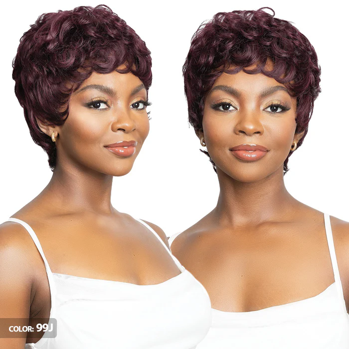 Janet Collection Lavish 100% Virgin Human Hair Silver Full Wig - JAJA - Image 2