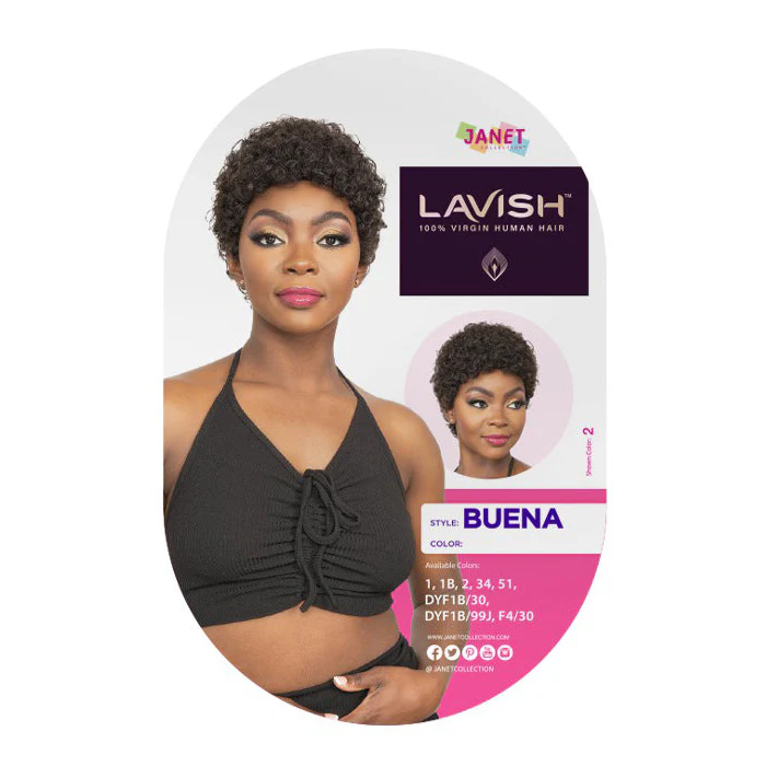 Janet Collection Lavish Full Wig - ATLAS- 100% VIRGIN HUMAN HAIR - Image 5