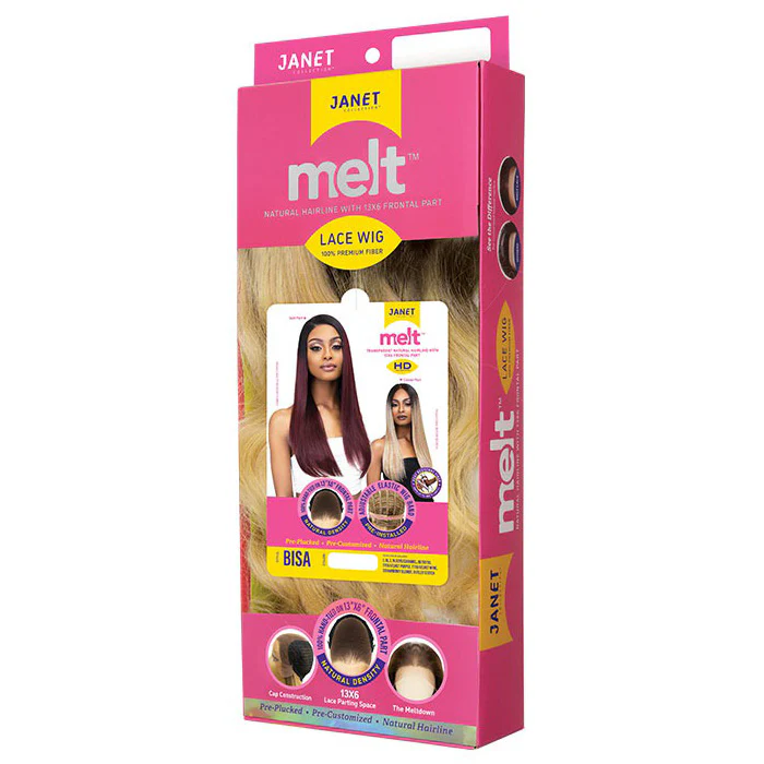 Janet Collection Melt 13x6 Swiss Lace Front Wig - BISA - Image 4