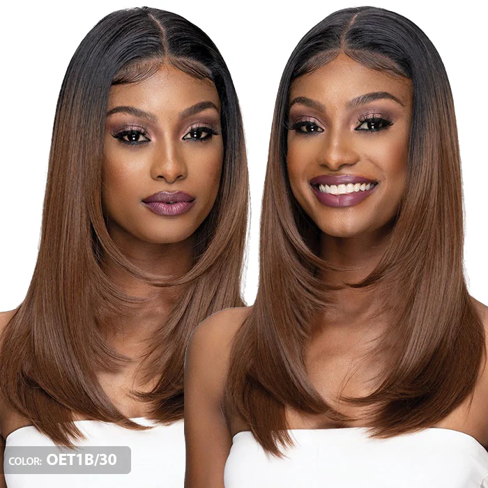 Janet Collection Melt 13X6 Swiss Lace Front Wig - POLINA - Image 2