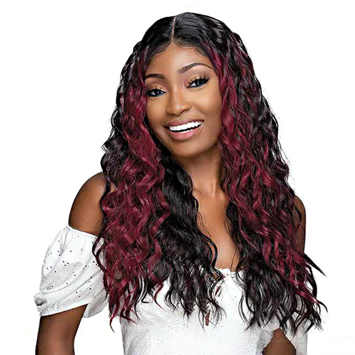 Janet Collection Melt Extended Part Synthetic HD Lace Wig - STEPHANY