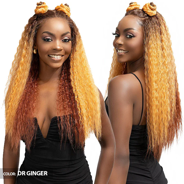Janet Collection Melt Glueless 100% Human Hair Blend HD 360 Lace 13x6 Front Wig - MIRI - Image 2