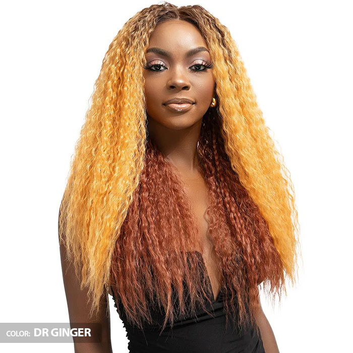 Janet Collection Melt Glueless 100% Human Hair Blend HD 360 Lace 13x6 Front Wig - MIRI - Image 5