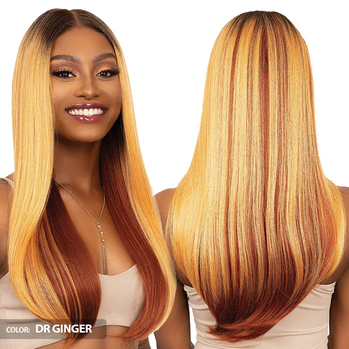 Janet Collection Melt Glueless Human Hair Mix 360 HD 13x6 Frontal Lace Wig - APIA - Image 2