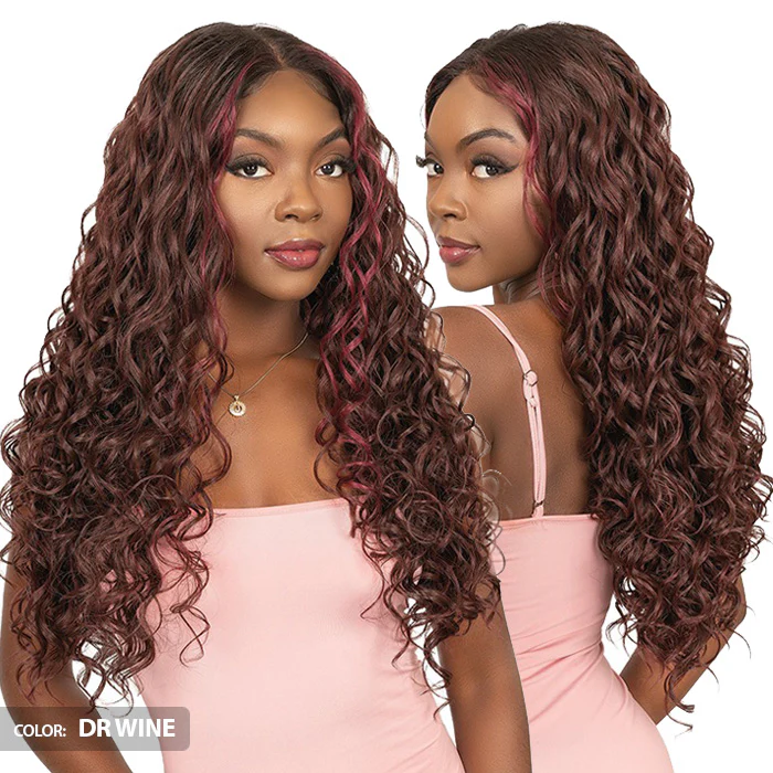 Janet Collection Melt Glueless Human Hair Mix 360 HD 13x6 Frontal Lace Wig - HITA - Image 3