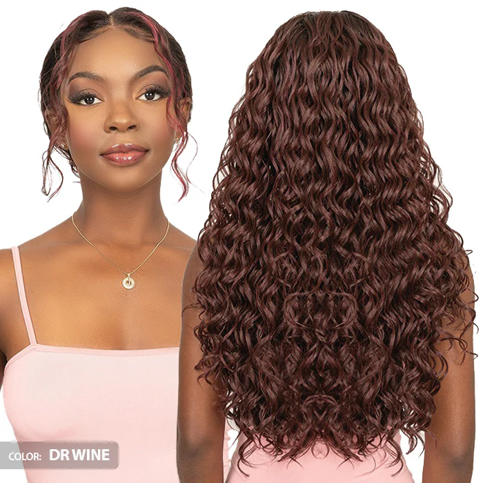Janet Collection Melt Glueless Human Hair Mix 360 HD 13x6 Frontal Lace Wig - HITA - Image 5