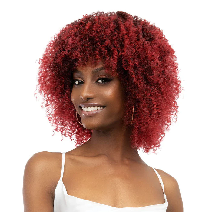 Janet Collection Natural PREMIUM Synthetic Afro Wig - Leon - Image 6