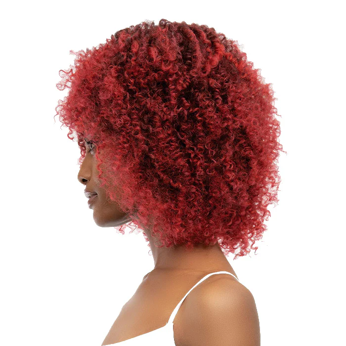 Janet Collection Natural PREMIUM Synthetic Afro Wig - Leon - Image 7