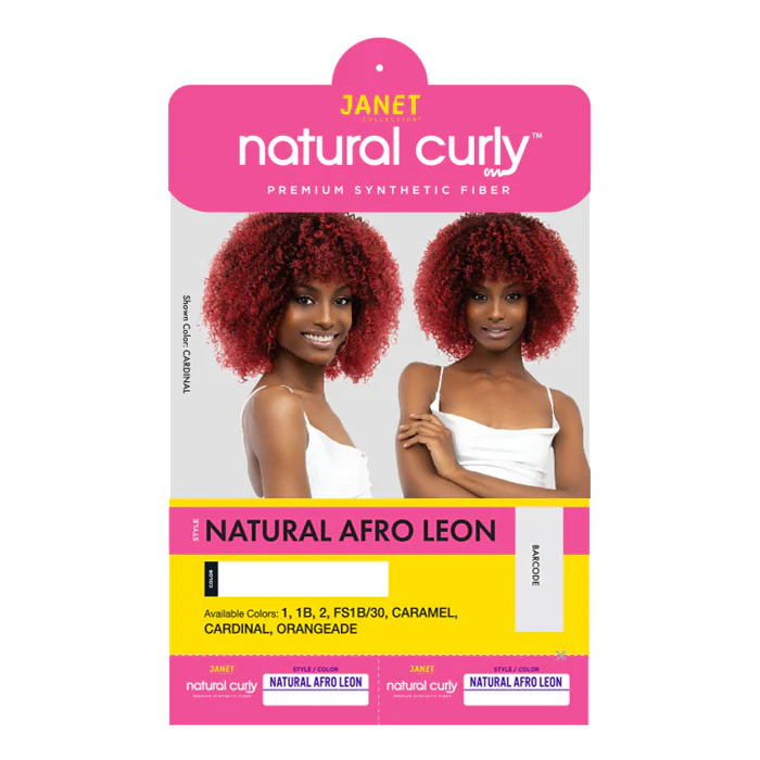 Janet Collection Natural PREMIUM Synthetic Afro Wig - Leon - Image 8