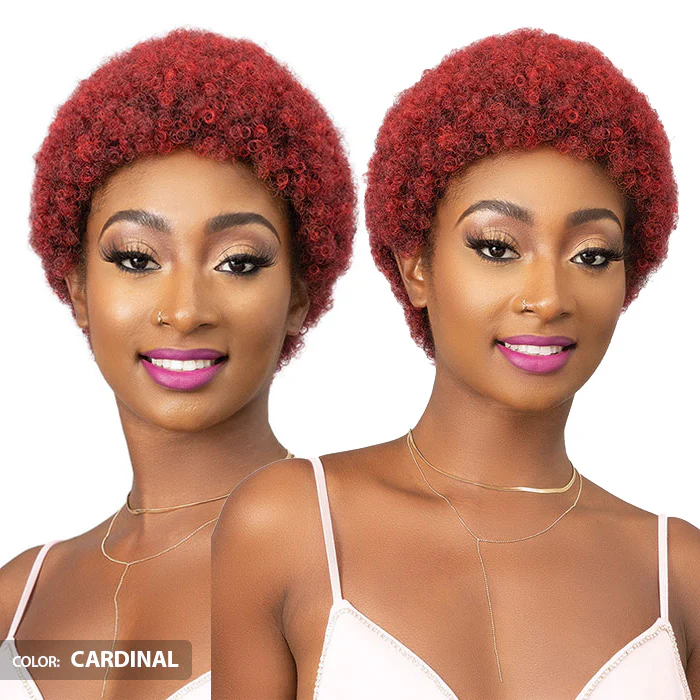Janet Collection Natural Curly Full Wig - AFRO ABBO - Image 3