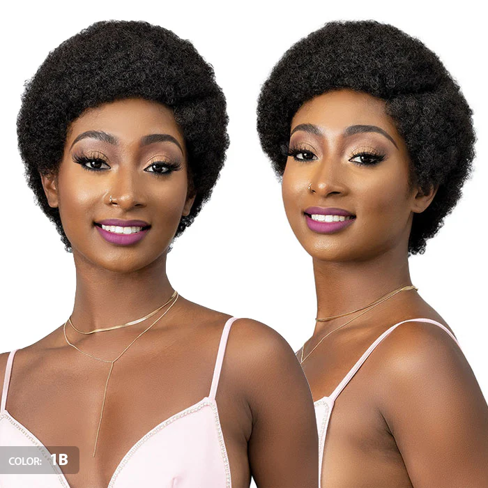 Janet Collection Natural Curly Full Wig - AFRO ABBO - Image 4