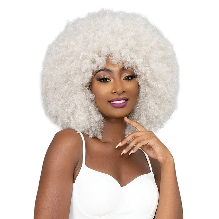 Janet Collection Natural Curly Full Wig - AFRO BADU - Image 2
