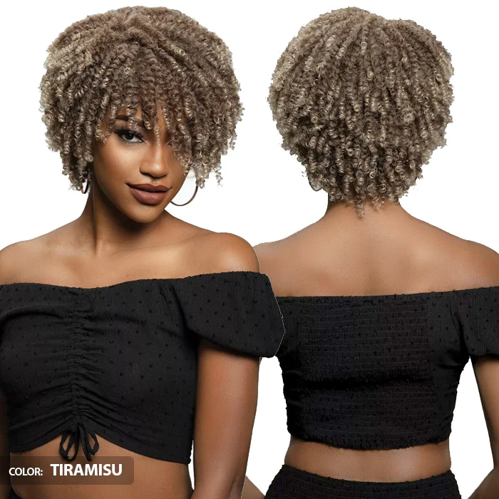 Janet Collection Natural Curly Full Wig - NATURAL AFRO PLES - Image 4
