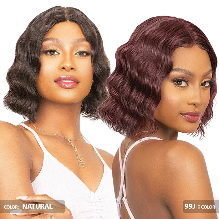 Janet Collection Natural Deep Part Wig 100% Natural Virgin Remy Human Hair Lace Front Wig - OKSANA - Image 2