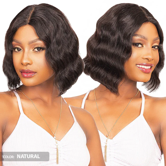 Janet Collection Natural Deep Part Wig 100% Natural Virgin Remy Human Hair Lace Front Wig - OKSANA - Image 6