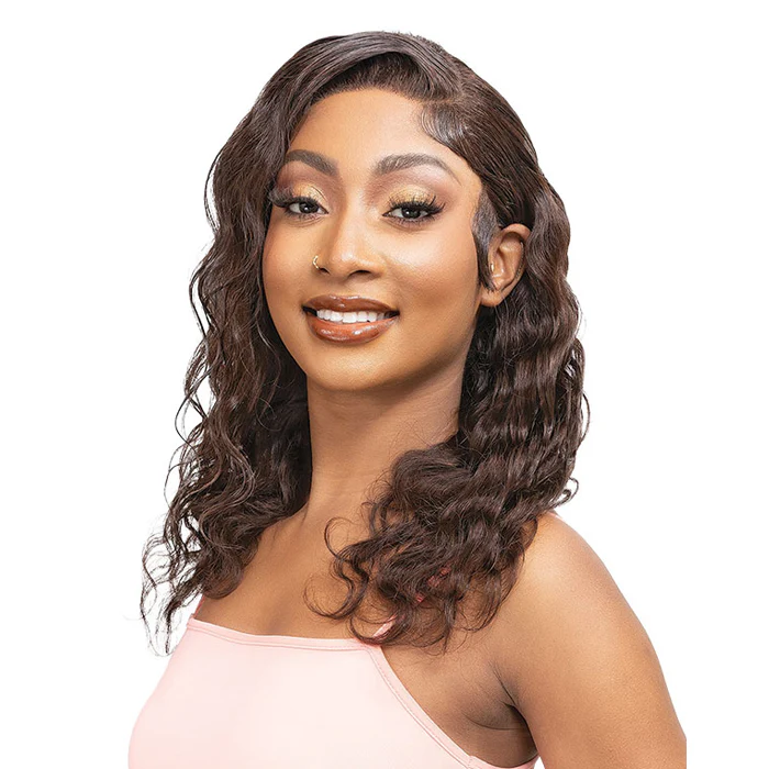 Janet Collection Natural Glueless 100% Virgin Remy Human Hair HD 360 Lace 13x4 Front Wig - HAYDEN - Image 2