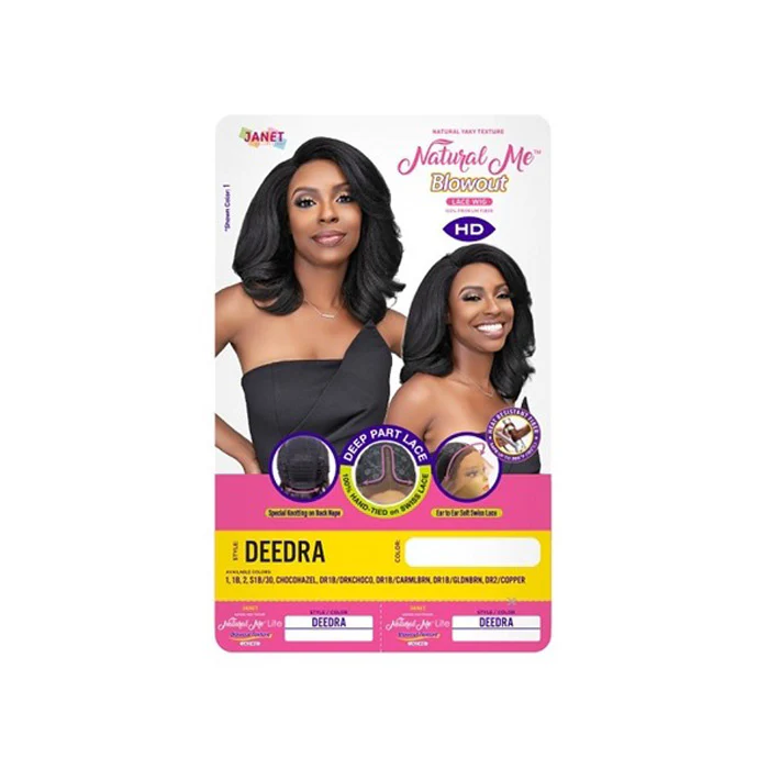 Janet Collection Natural Me Blow Out HD Deep Lace Part Wig - DEEDRA - Image 5