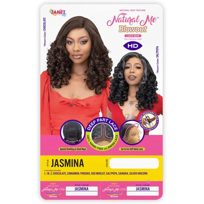 Janet Collection Natural Me Blowout HD Lace Front Wig - JASMINA - Image 7
