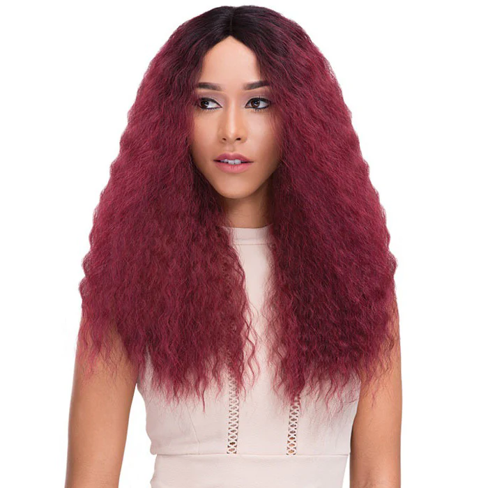 Janet Collection Natural Super Flow Deep Part Lace Wig - FRENCH - Image 2